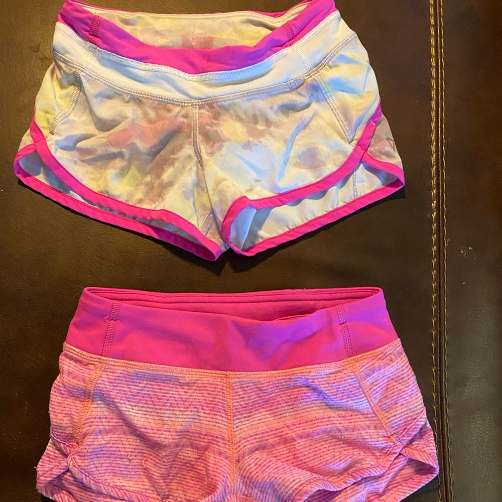 SOLD: Little Girls Lululemon Ivivva shorts bundle Size 6